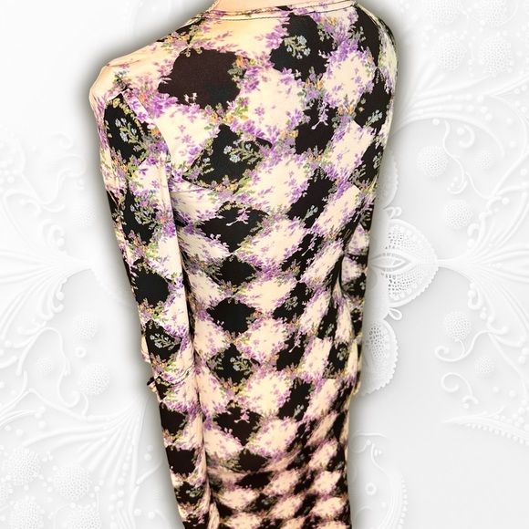 NWOT Preen By Thornton Bregazzi ‘Form’ Violet & Diamond Print Dress Size XS - Picture 15 of 15